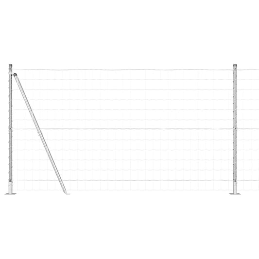 vidaXL Ευρωπαϊκός Φράκτης με 7 Στελέχη 1.2x10 μ Γαλβανισμένος Χάλυβας