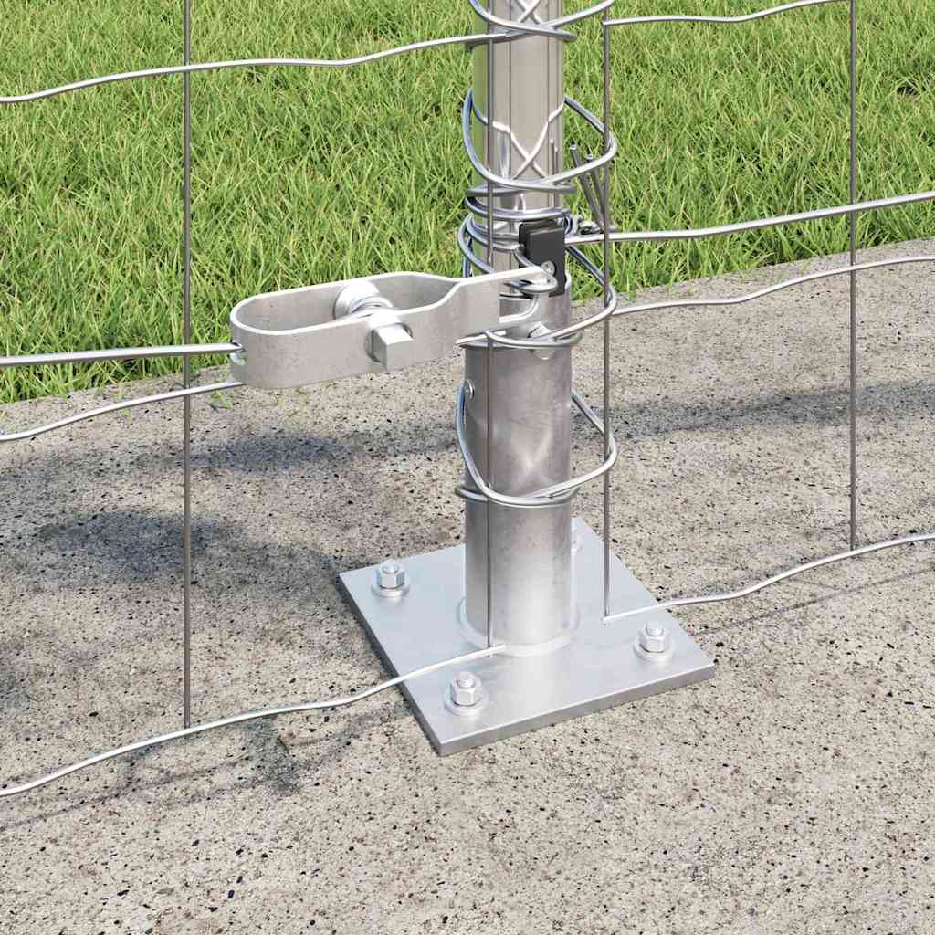 vidaXL Ευρωπαϊκός Φράκτης με 13 Φλάντζες 1x25 μ Γαλβανισμένος Χάλυβας