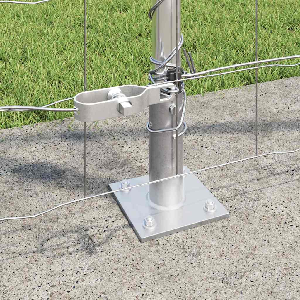 vidaXL Ευρωπαϊκό Φράχτη με 13 Κολόνες 1.2x25 μ Γαλβανισμένο Ατσάλι