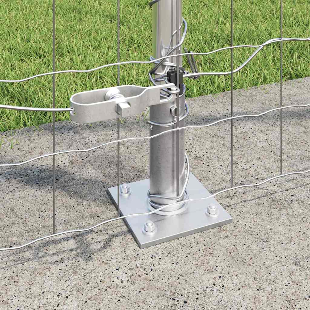 vidaXL Ευρωπαϊκός Φράκτης με 7 Στήλες 1.6x10 m Γαλβανισμένο Ατσάλι