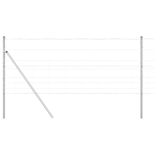 Φράχτης vidaXL 1x25 μ Γαλβανισμένο Ατσάλι