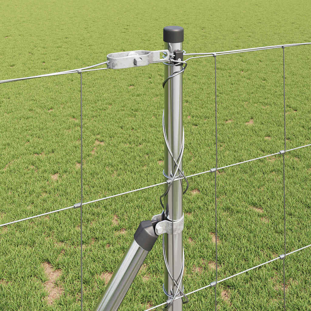 vidaXL φράχτης πεδίων 1.2x25 μ γαλβανισμένο ατσάλι