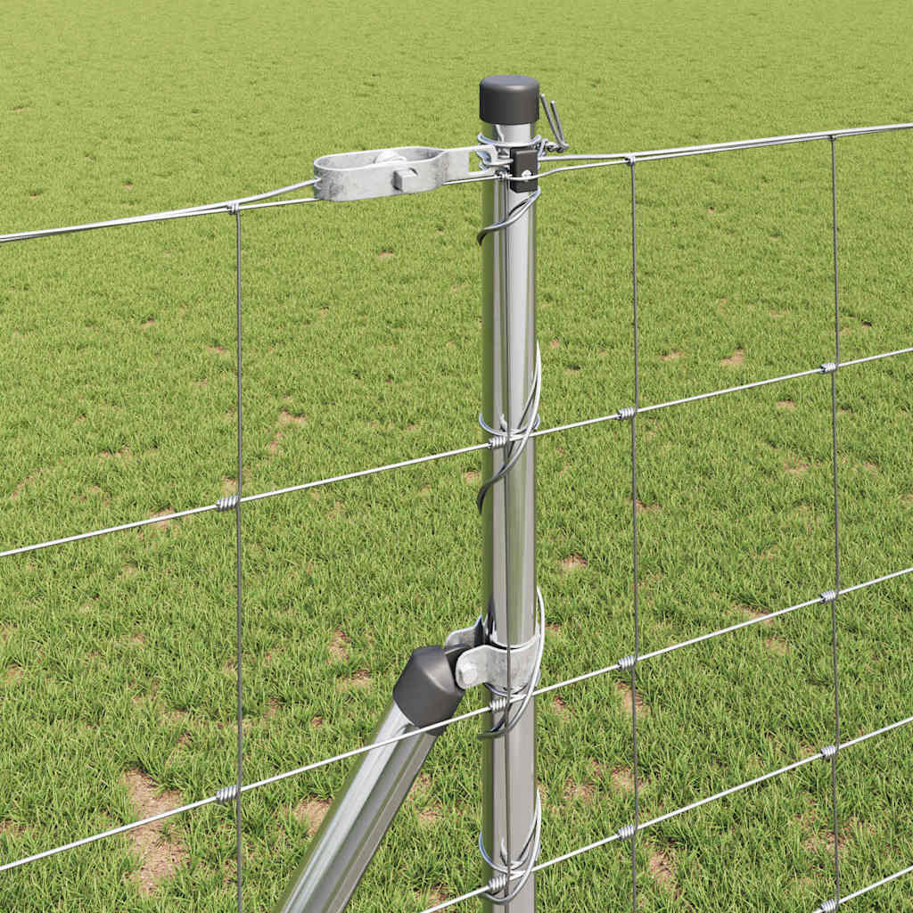 περίφραξη αγρού vidaXL 1.2x25 m Γαλβανισμένος Χάλυβας