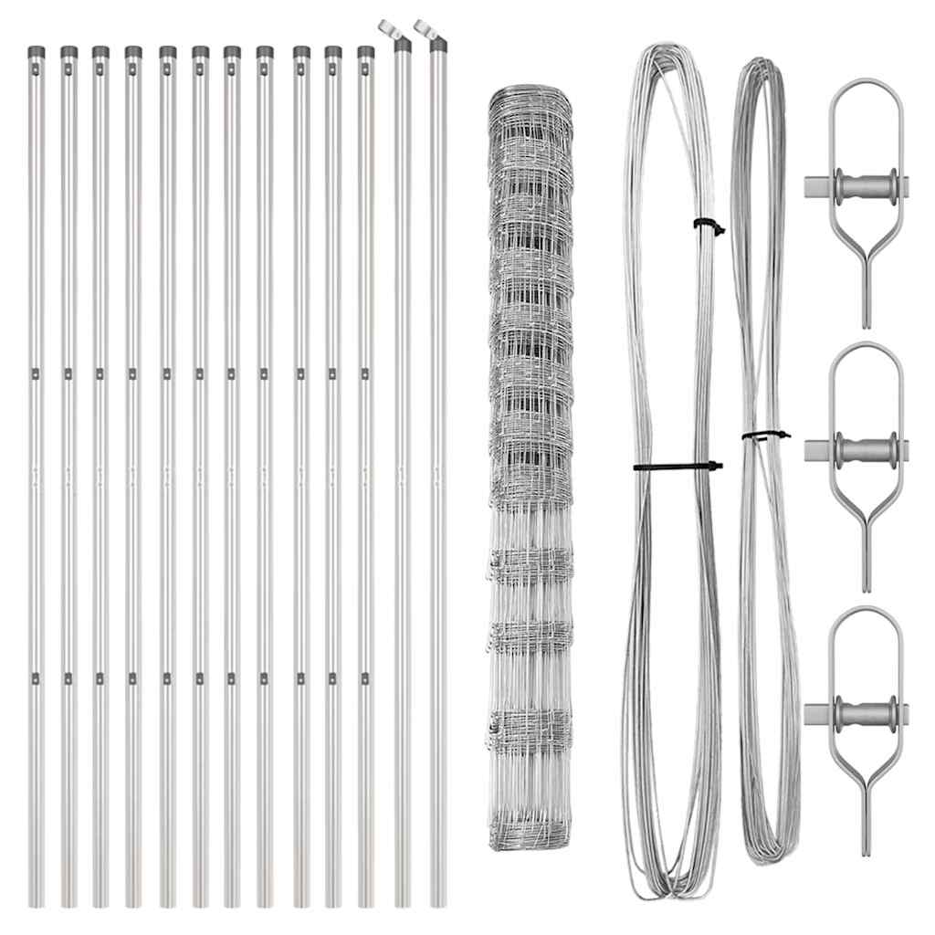 Φράκτης πεδίου vidaXL 1,4x25 μ Γαλβανισμένος Χάλυβας