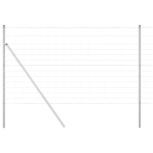 vidaXL Περίφραξη Αγρού 1.4x25 μ Γαλβανισμένος Χάλυβας