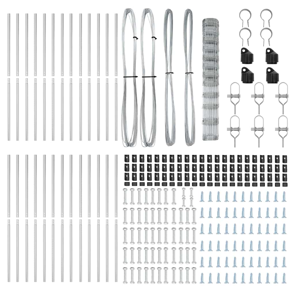 vidaXL Φράχτης Αγρού 1.4x50 μ Γαλβανισμένος Χάλυβας