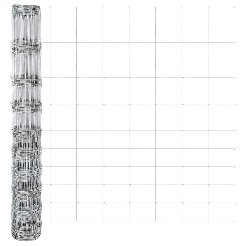 vidaXL Φράκτης Αγρού 1.2x25 μ Γαλβανισμένο Ατσάλι