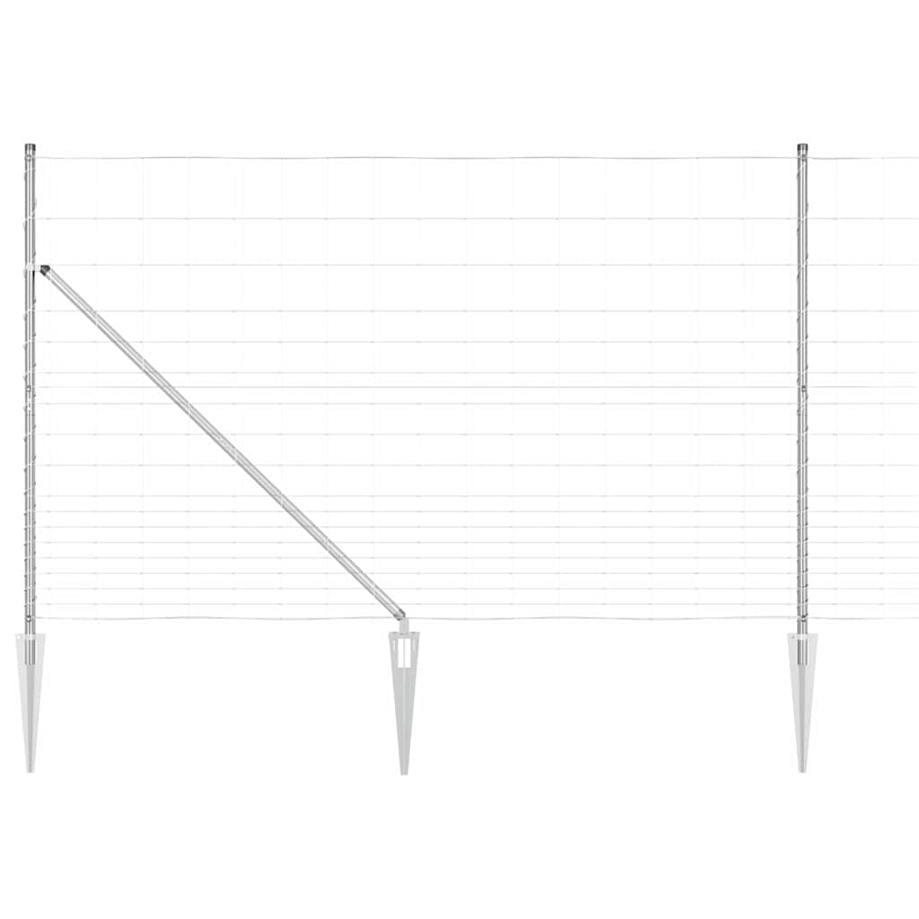 vidaXL Περίφραξη Αγρού 1.5x25 μ Γαλβανισμένος Χάλυβας