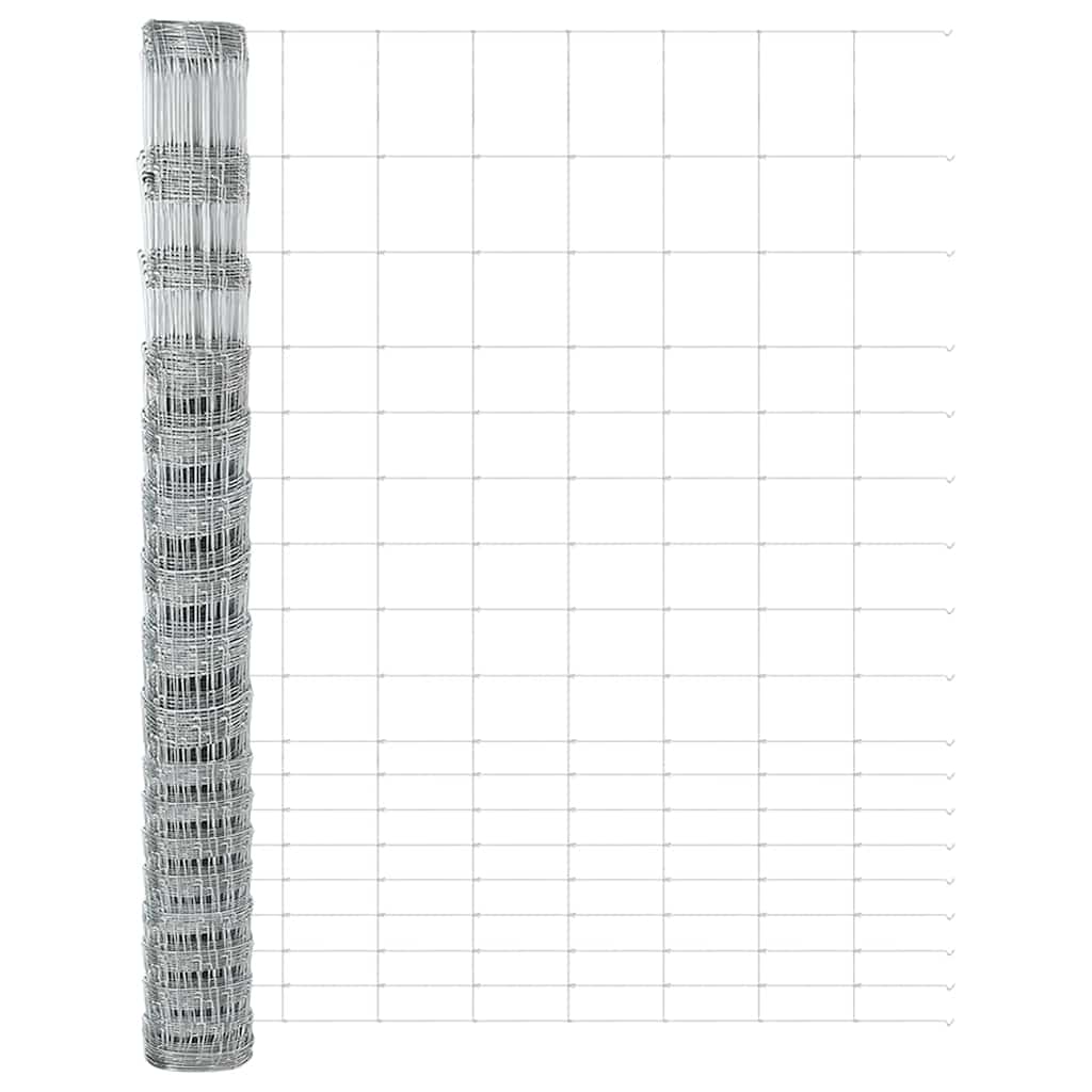 vidaXL Περίφραξη Αγρού 1.5x25 μ Γαλβανισμένος Χάλυβας