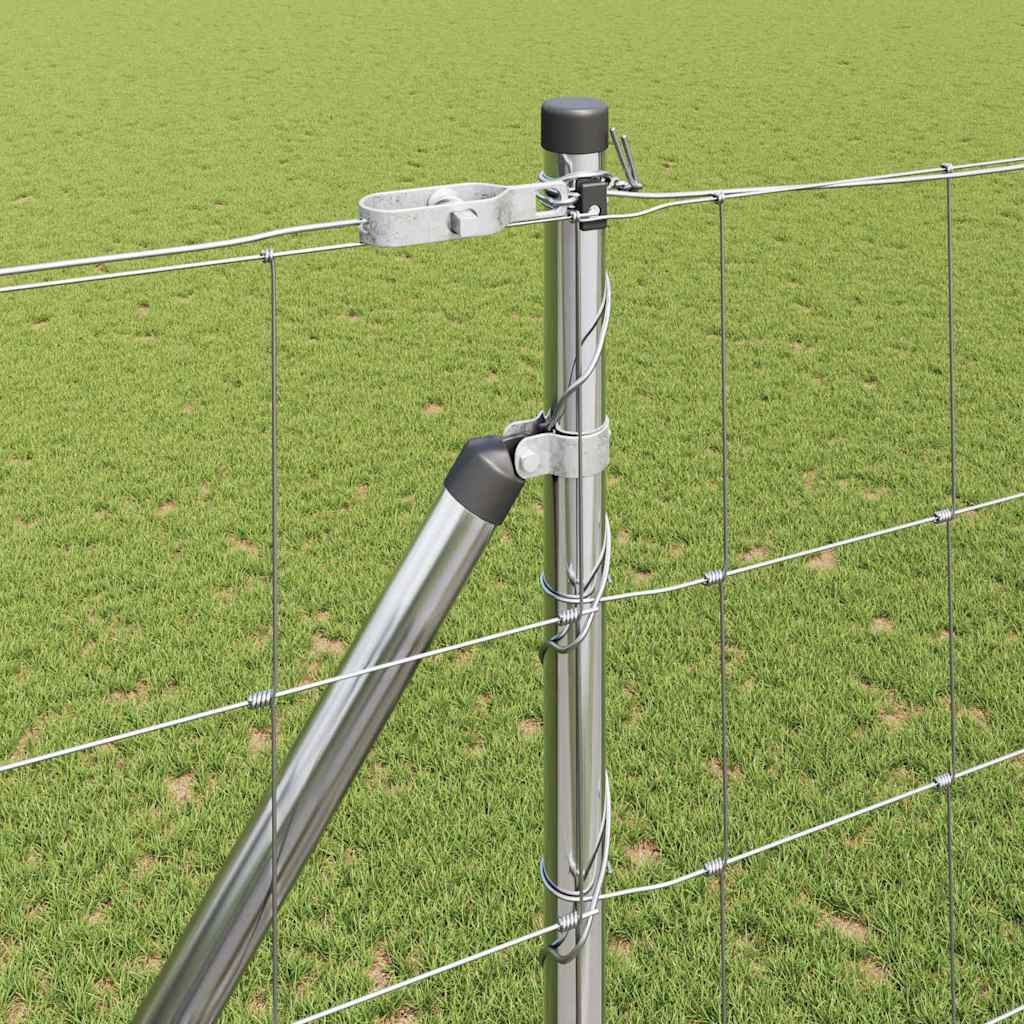 vidaXL Φράγμα Αγρού 1.6x25 μ Γαλβανισμένο Ατσάλι