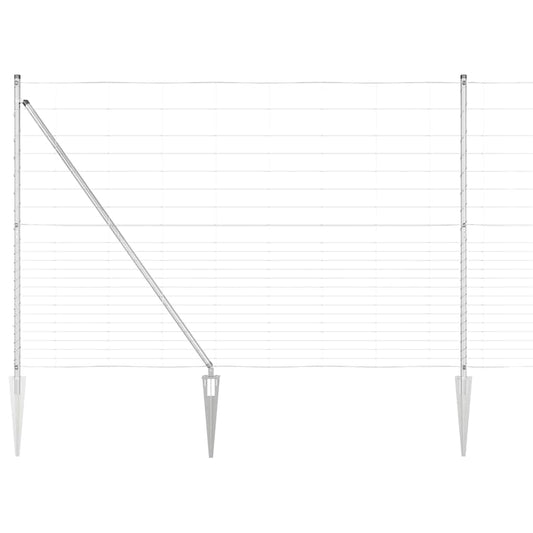 vidaXL Φράχτης Αγρού 1.6x25 μ Γαλβανισμένο Ατσάλι