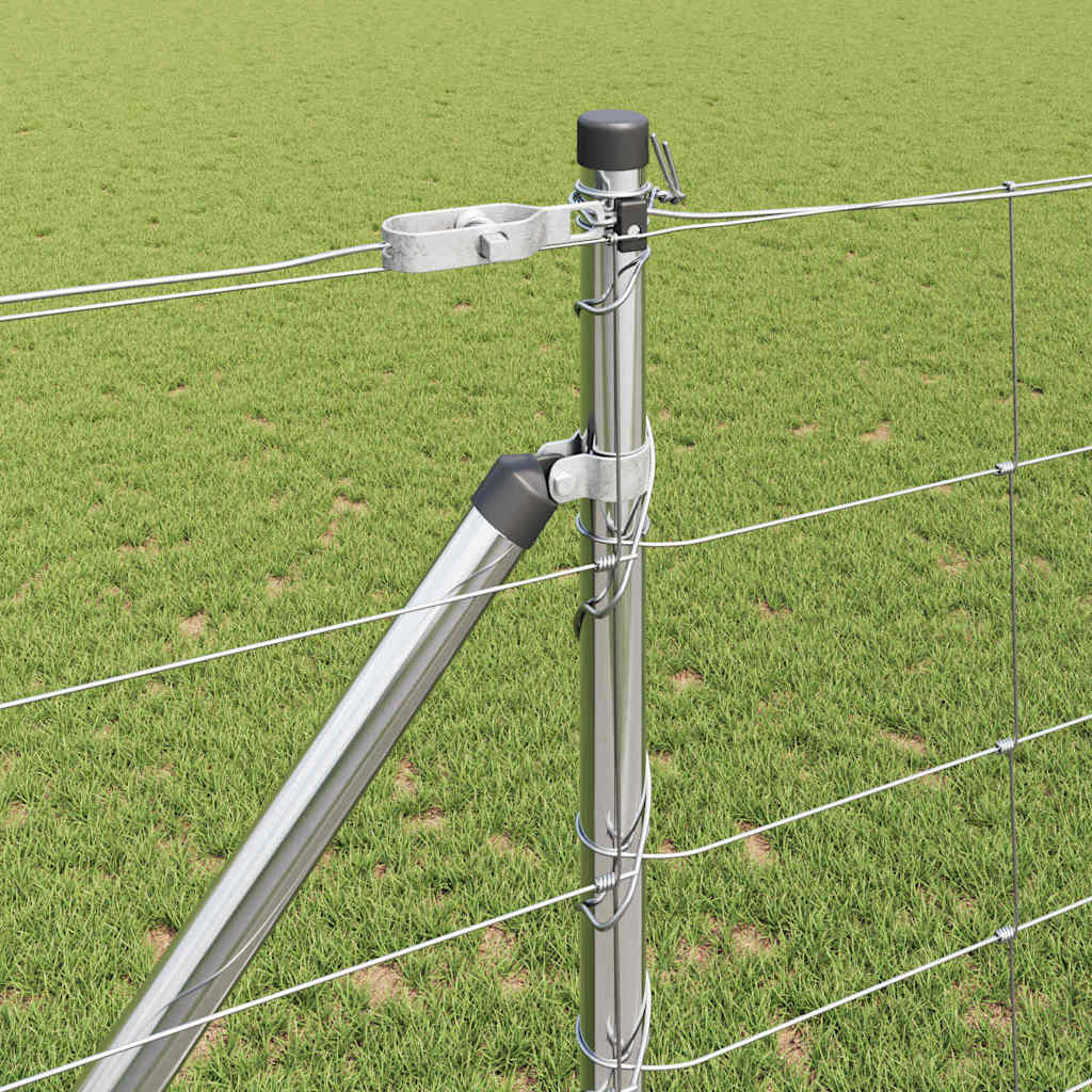 vidaXL Φράχτης Πεδίων 1,2 x 50 μ Γαλβανισμένος Χάλυβας