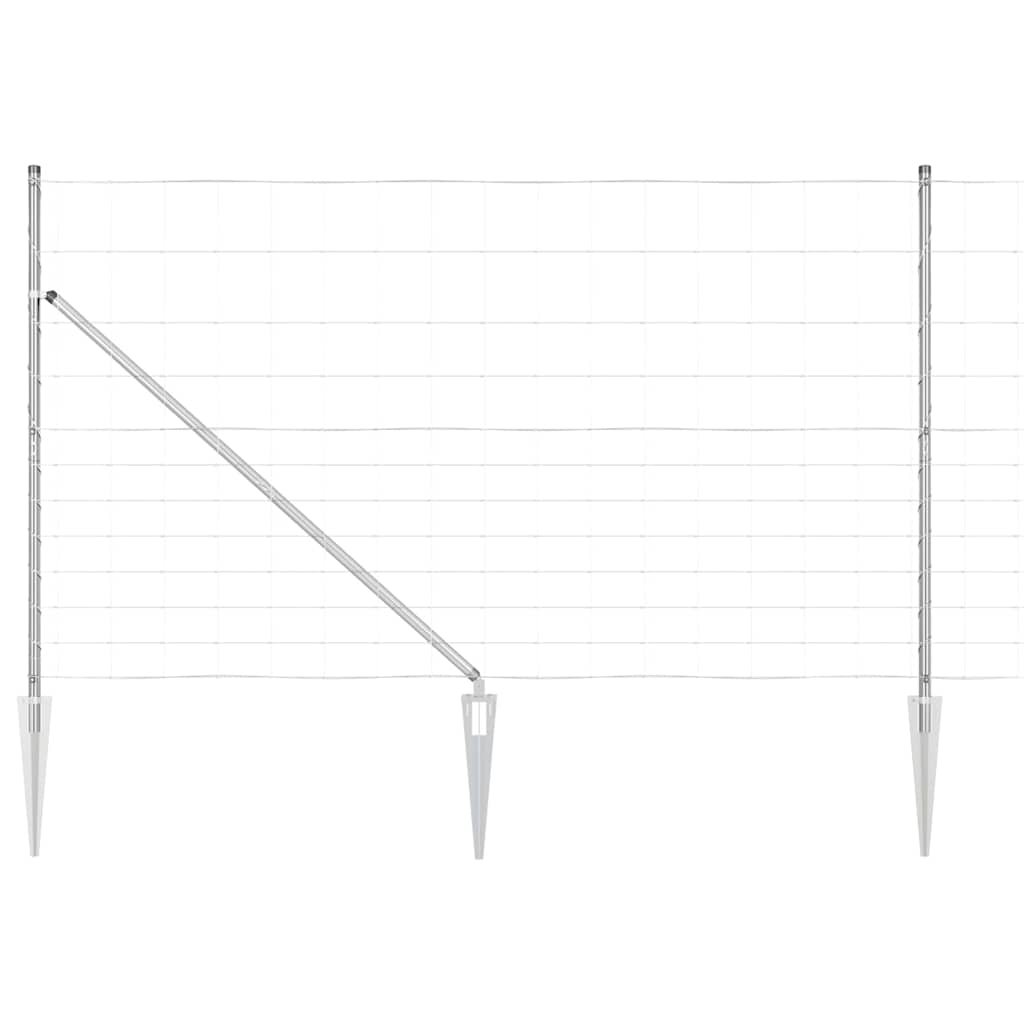Φράχτης vidaXL 1.4x50 μ Γαλβανισμένο Ατσάλι