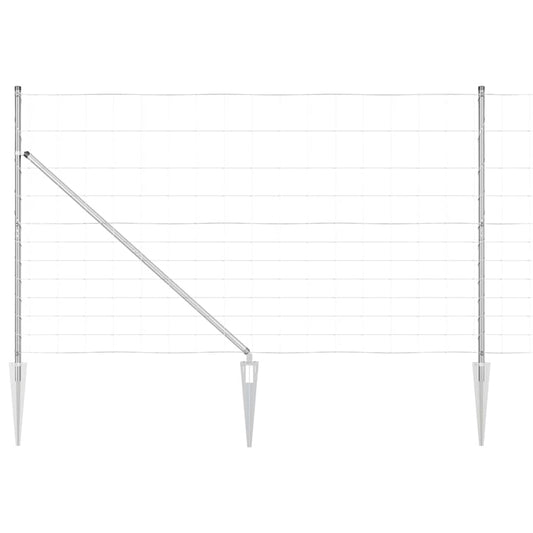 Φράχτης vidaXL 1.4x50 μ Γαλβανισμένο Ατσάλι