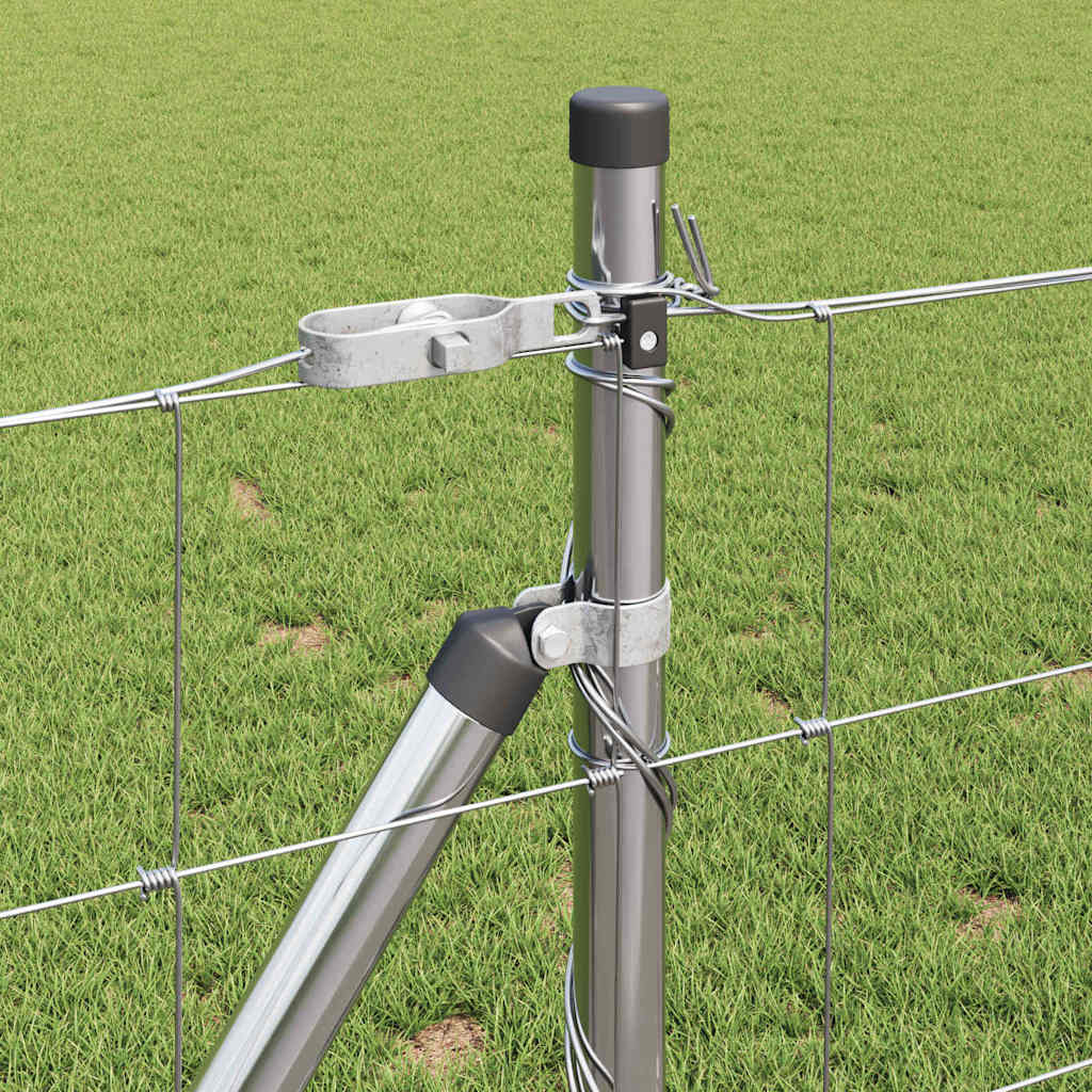 vidaXL Φράχτης Αγρού 0.8x25 μ Γαλβανισμένο Ατσάλι