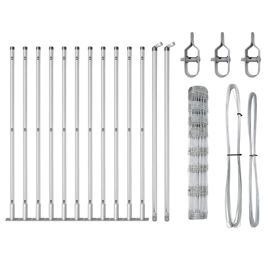 vidaXL Φράκτης Περιοχής 1x25 μ Γαλβανισμένος Χάλυβας