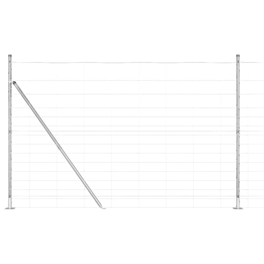 vidaXL Φράχτης πεδίου 1.6x25 μ Γαλβανισμένο ατσάλι