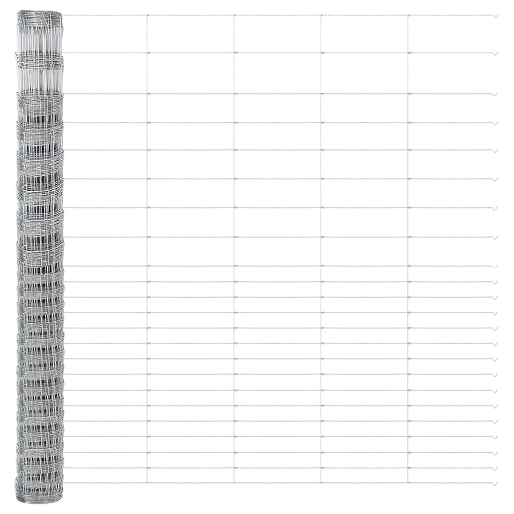vidaXL Field Fence 1.6x25 μ Γαλβανισμένος Χάλυβας