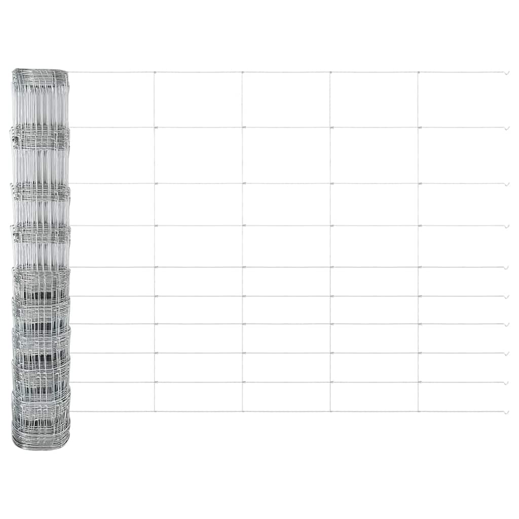 vidaXL Φράχτης Αγρού 1.2x50 μ Γαλβανισμένος Χάλυβας