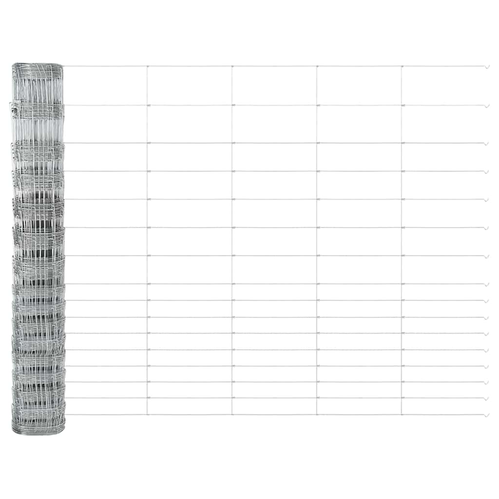 vidaXL Φράχτης 1.2x50 μ γαλβανισμένο χάλυβα