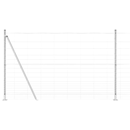 vidaXL Περίφραξη Γης 1.5x50 μ. Γαλβανισμένος Χάλυβας