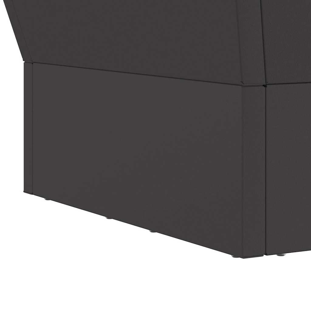 vidaXL Φωτιά Μαύρο 40 x 40 x 35 cm Ατσάλι
