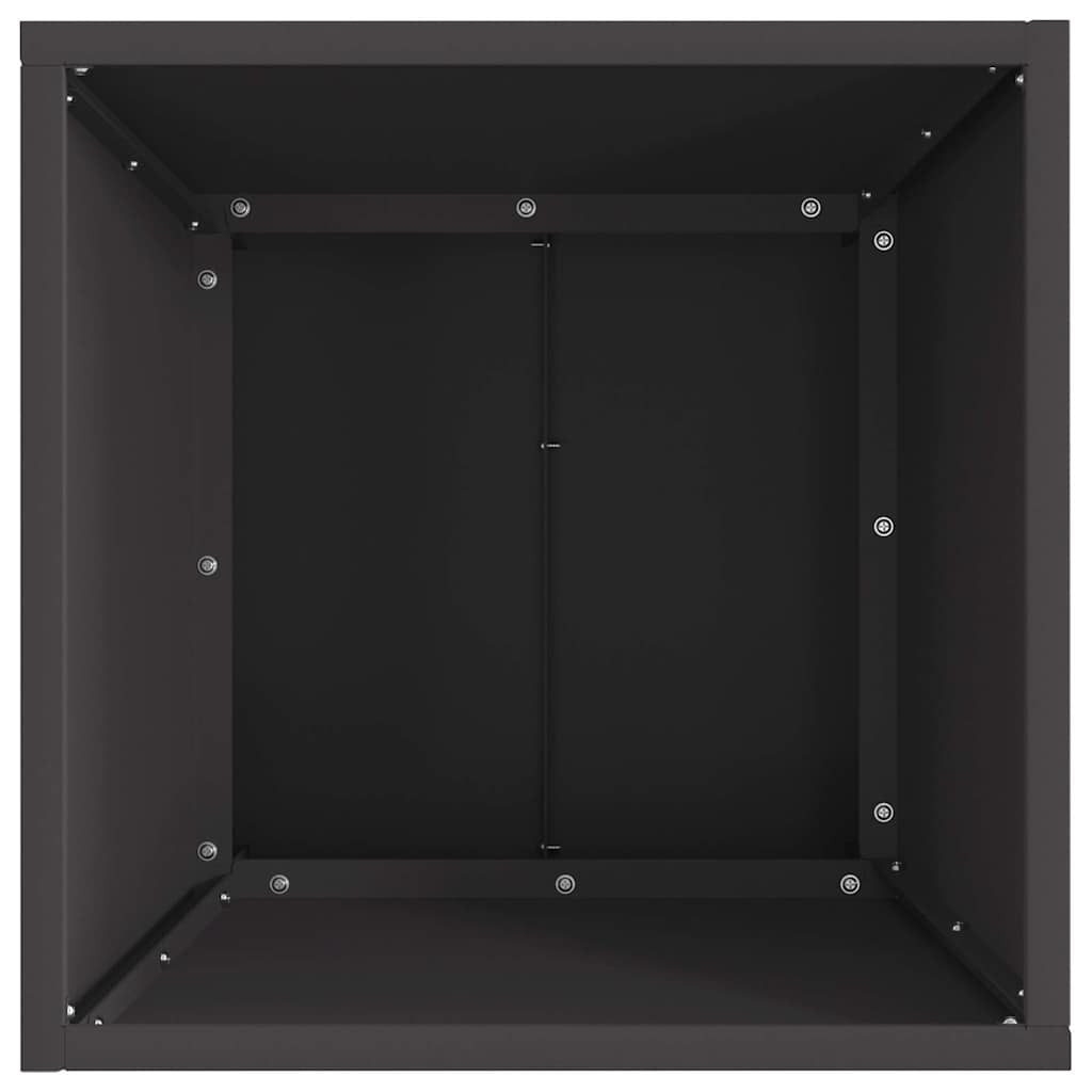 vidaXL Φωτιά Μαύρο 40 x 40 x 35 cm Ατσάλι