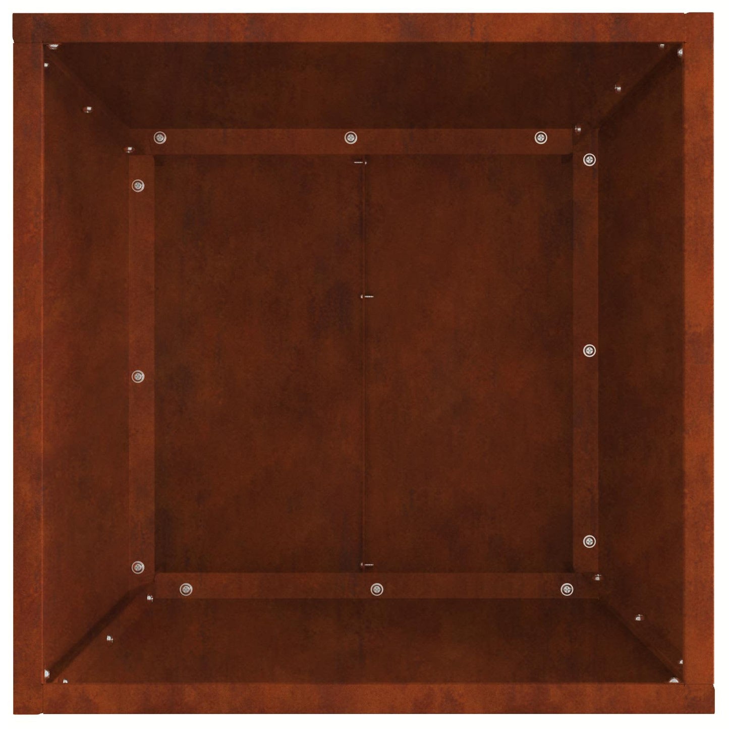 vidaXL Φωτιά Καφέ 40 x 40 x 35 cm Ατσάλι Σκληρυθέν στον Αέρα