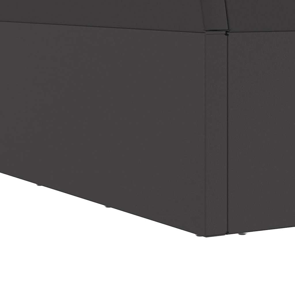 vidaXL Φωτιά σε μπολ Μαύρο 60 x 60 x 35 cm Ατσάλι Σκληρυθέν στον Αέρα