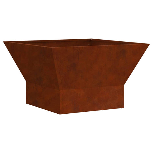 vidaXL Φωτιά Καφέ 60 x 60 x 35 cm Ατσάλι Σκληρυθέν στον Αέρα