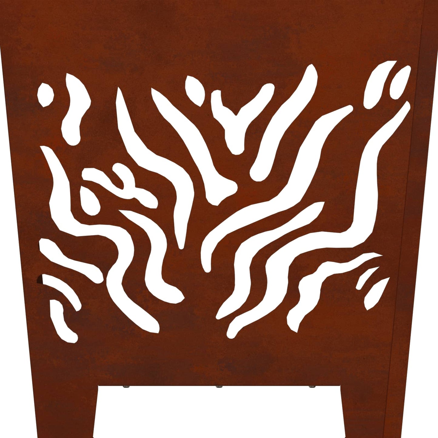 vidaXL Φωτιά Καφέ 40 x 40 x 40 cm Ατσάλι