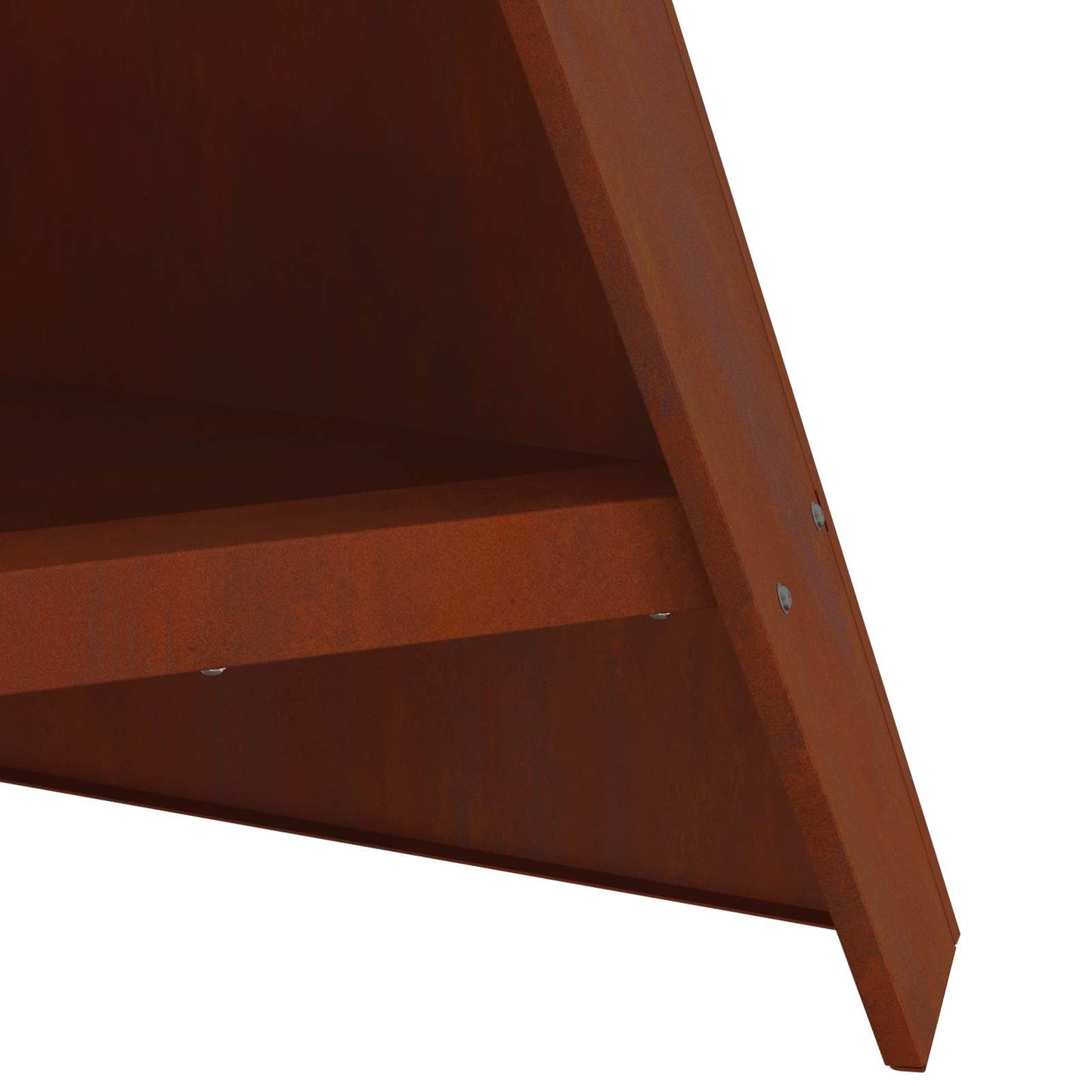 vidaXL Φωτιά Καφέ 58 x 40 x 100 εκ. Ατσάλι Σκληρυθέν στον Αέρα