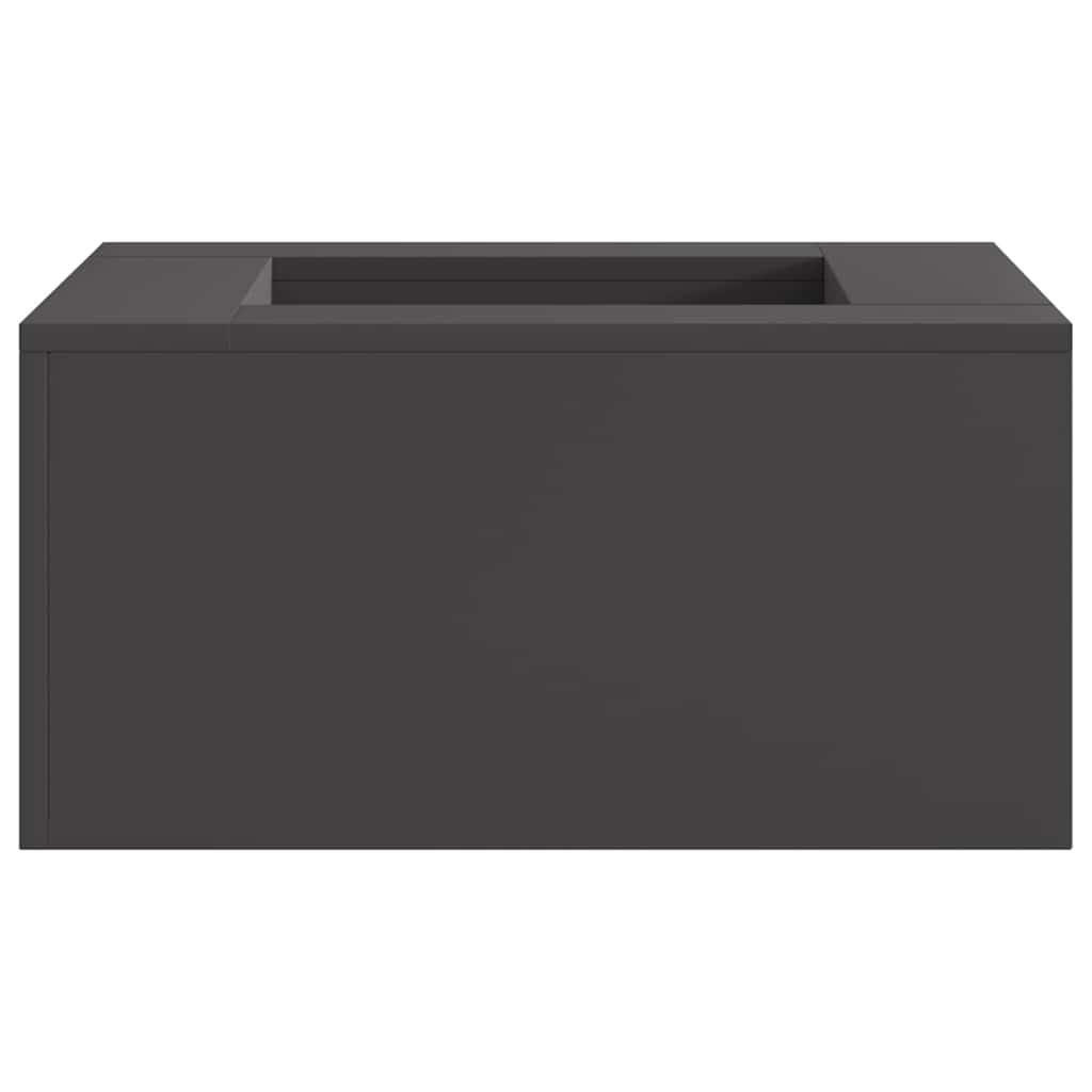 vidaXL Φωτιά Μαύρο 60 x 60 x 30 cm Ατσάλι