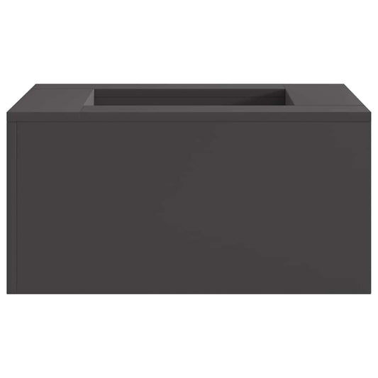 vidaXL Φωτιά Μαύρο 60 x 60 x 30 cm Ατσάλι