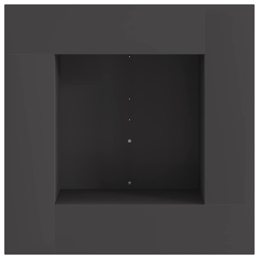 vidaXL Φωτιά Μαύρο 60 x 60 x 30 cm Ατσάλι