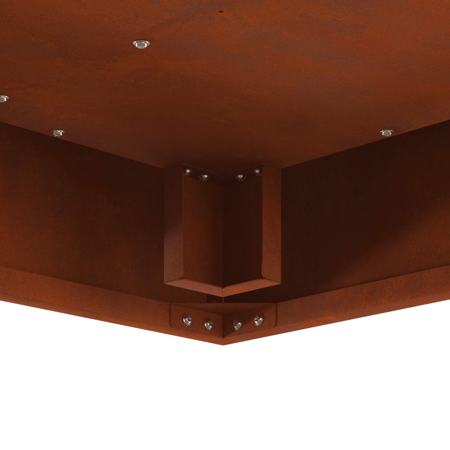 vidaXL Φωτιά Καφέ 60 x 60 x 30 cm Ατσάλι Σκληρυθέν στον Αέρα