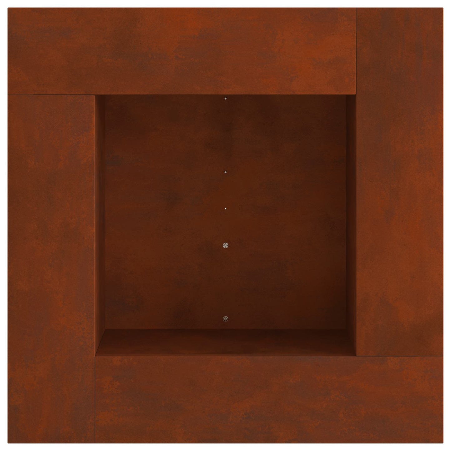 vidaXL Φωτιά Καφέ 60 x 60 x 30 cm Ατσάλι Σκληρυθέν στον Αέρα