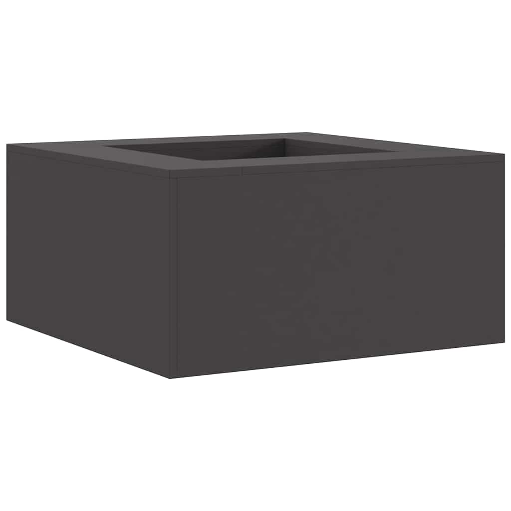 vidaXL Φωτιά Μαύρο 80 x 80 x 40 cm Ατσάλι
