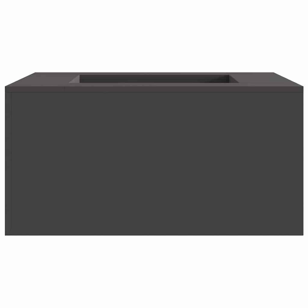 vidaXL Φωτιά Μαύρο 80 x 80 x 40 cm Ατσάλι