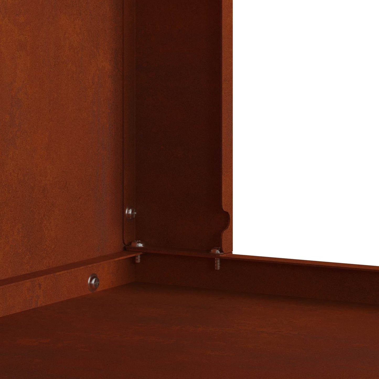vidaXL Φωτιά Σκ rusty 80 x 50 x 96 εκ. Ατσάλι Σκληρυθέν στον Αέρα