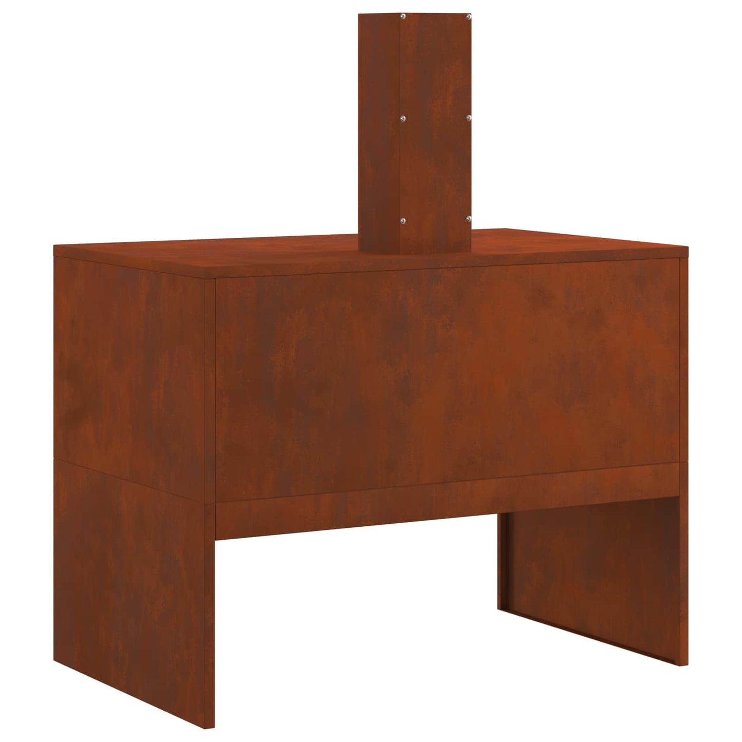 vidaXL Φωτιά Σκ rusty 80 x 50 x 96 εκ. Ατσάλι Σκληρυθέν στον Αέρα
