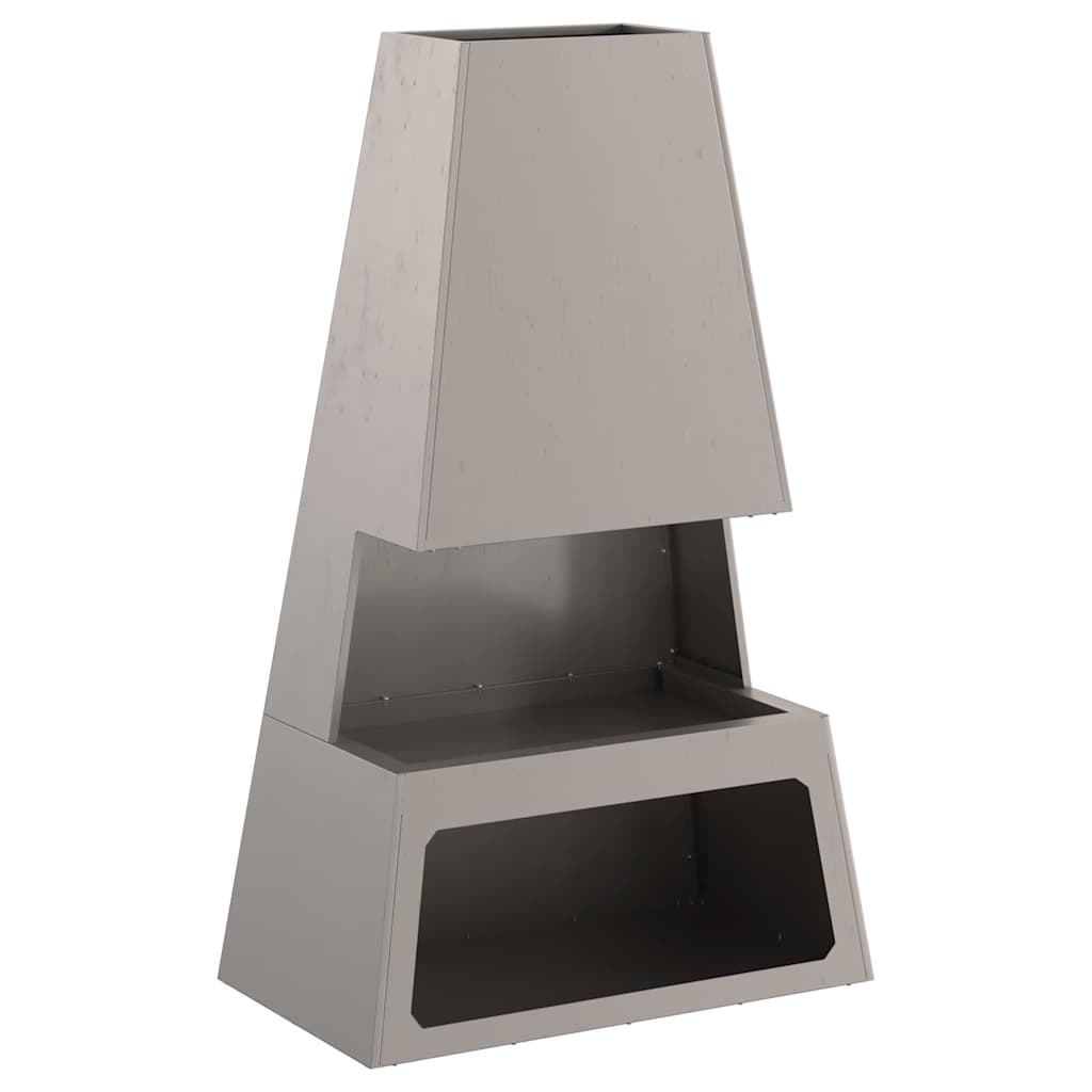 vidaXL Φωτιά Καφέ 60 x 35 x 100 εκ. Ατσάλι Σκληρυθέν στον Αέρα