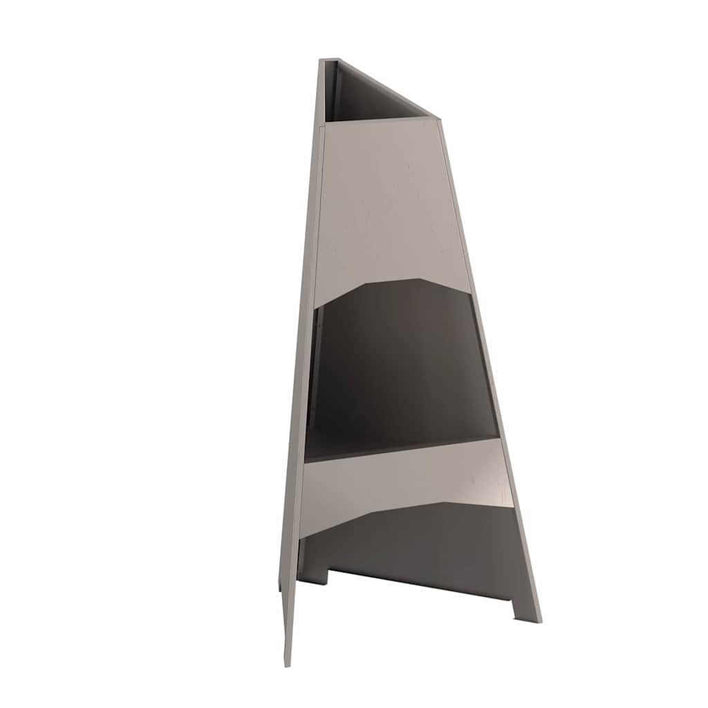 vidaXL Φωτιά Καφέ 50 x 50 x 95 εκ Ατσάλι Σκληρυθέν στον Αέρα