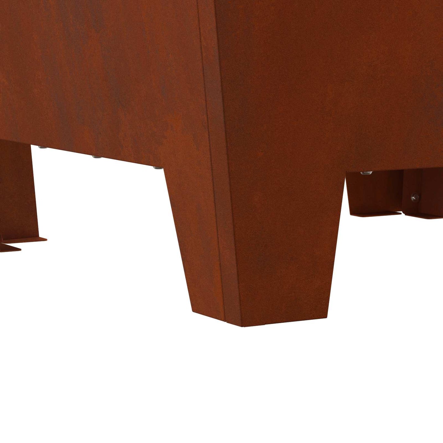 vidaXL Φωτιά Καφέ 50 x 50 x 38 εκ. Ατσάλι Σκληρυθέν στον Αέρα