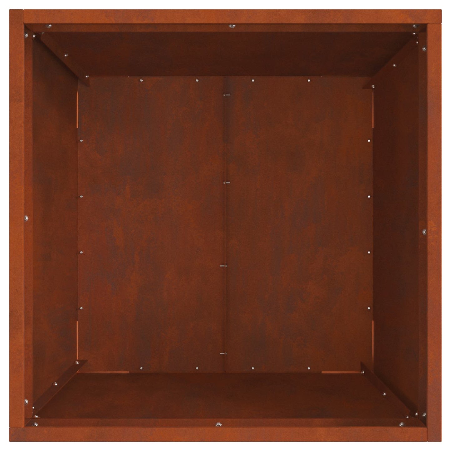 vidaXL Φωτιά Καφέ 50 x 50 x 38 εκ. Ατσάλι Σκληρυθέν στον Αέρα