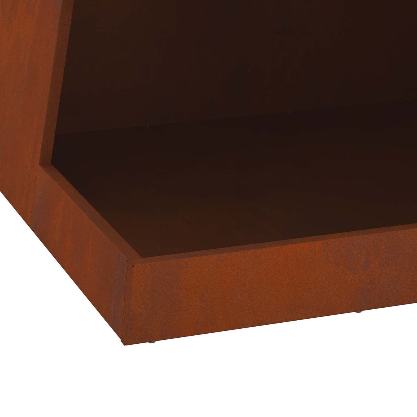 vidaXL Φωτιά Καφέ 50 x 50 x 100 cm Ατσάλι