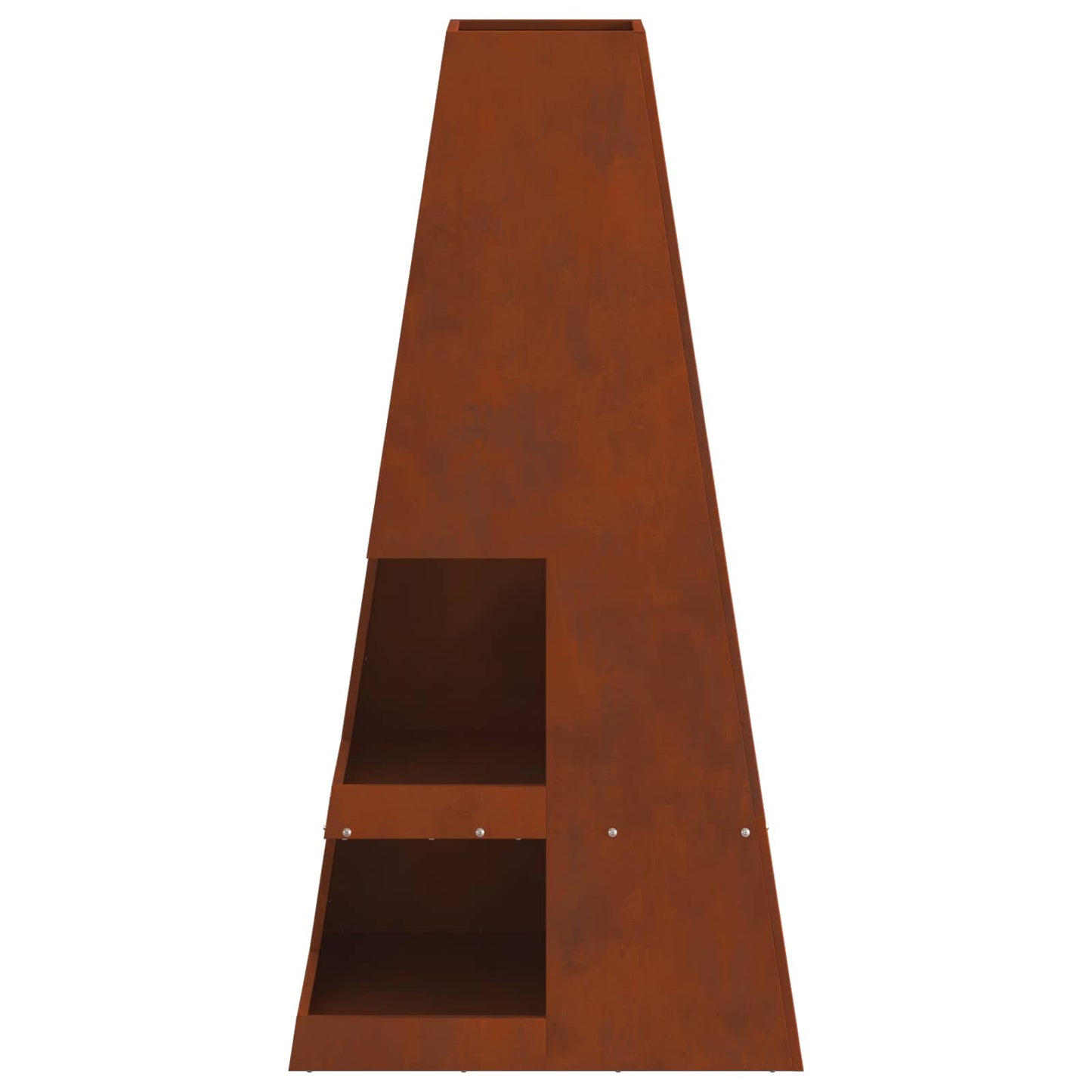 vidaXL Φωτιά Καφέ 50 x 50 x 100 cm Ατσάλι