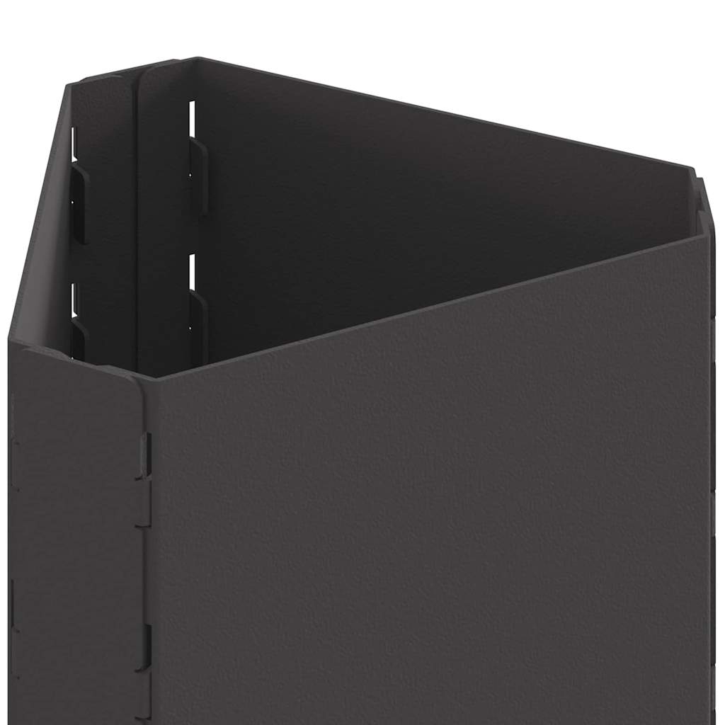 vidaXL Φωτιά Μαύρο 50 x 43 x 52 εκ. Ατσάλι