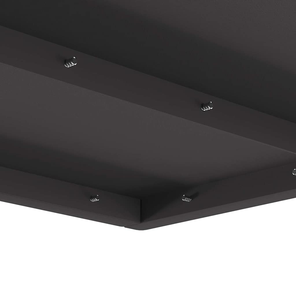 vidaXL Φωτιά σε μπολ Μαύρο 60 x 60 x 30 cm Ατσάλι Σκληρυθέν στον Αέρα