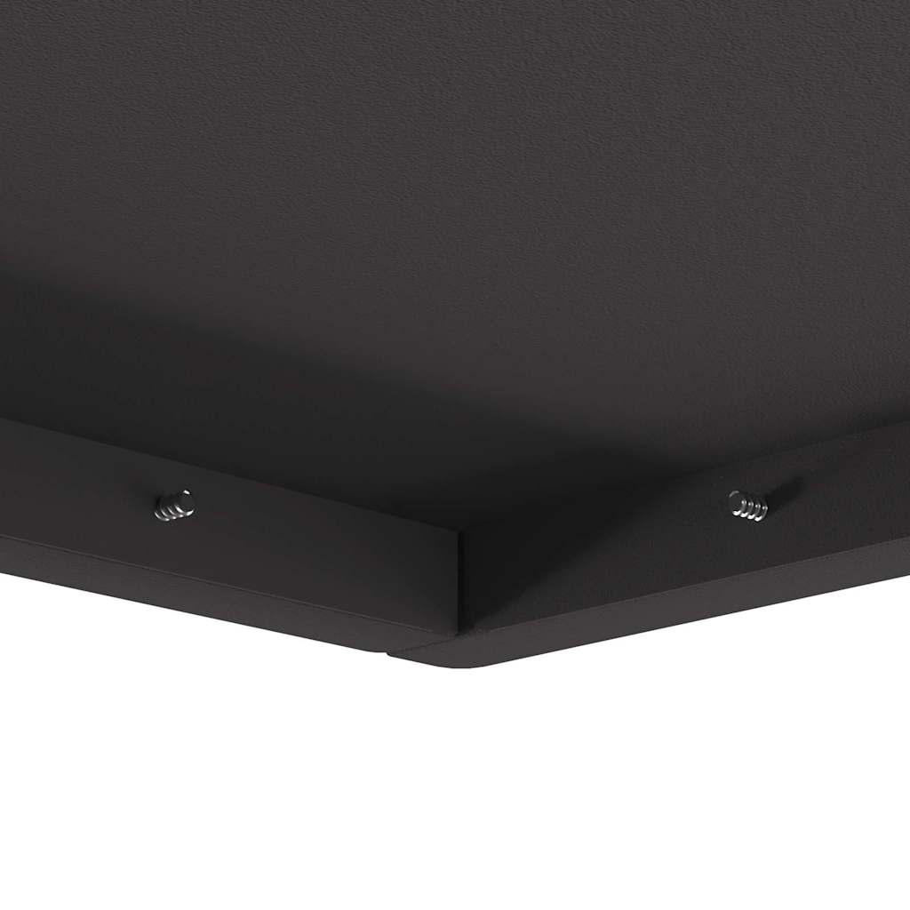 vidaXL Φωτιά Μαύρο 80 x 80 x 40 cm Ατσάλι